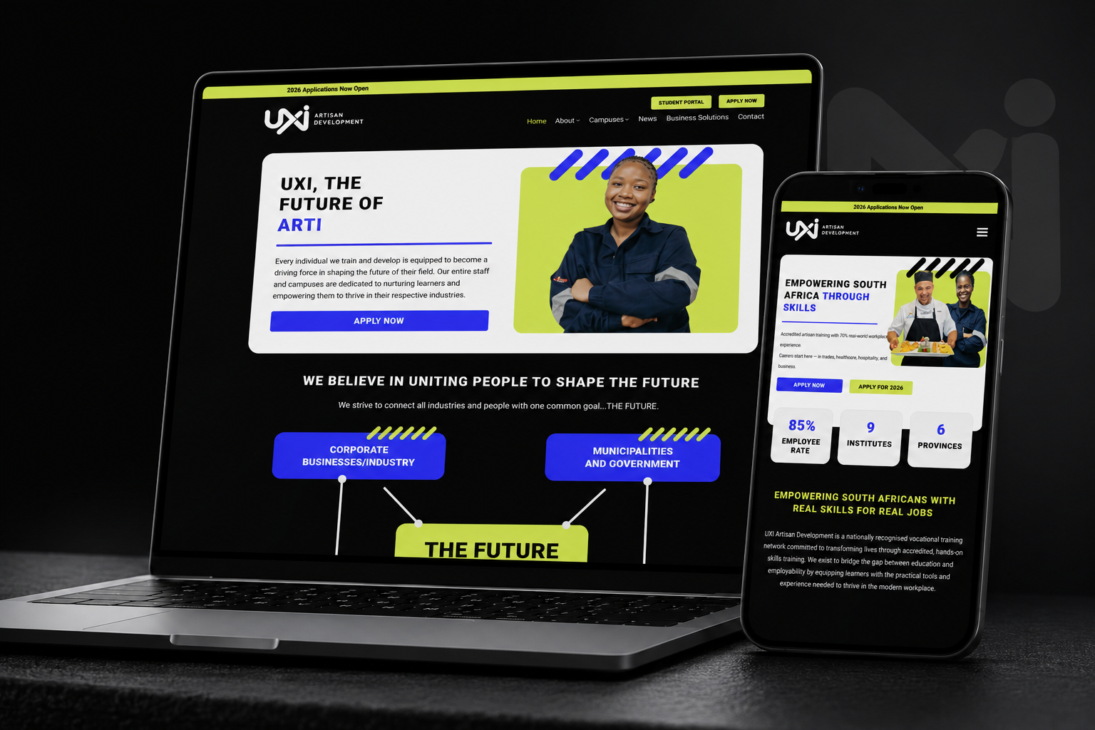 UXI Artisan Development — Web Design