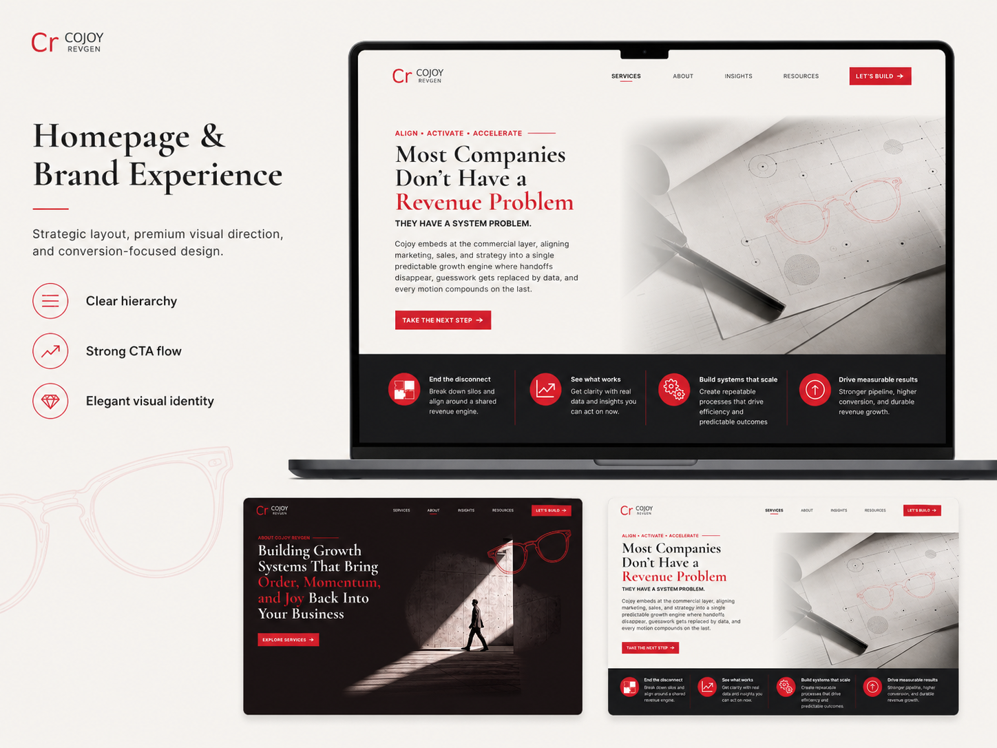 Cojoy Revgen — Website Design featured 2