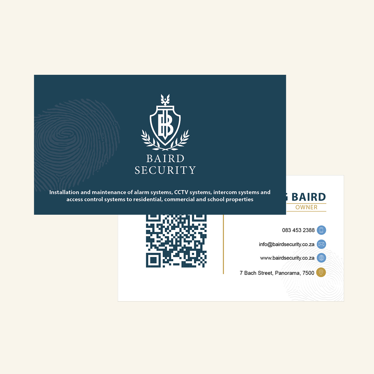 Baird Security — Business Cards